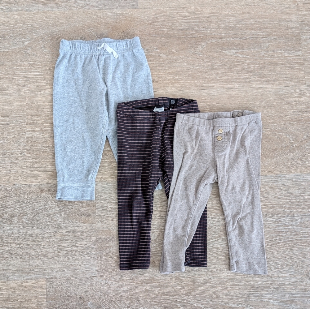 ✨4 for 12 Bundle of 3 Baby Pants 18 Months | H&M + Carters